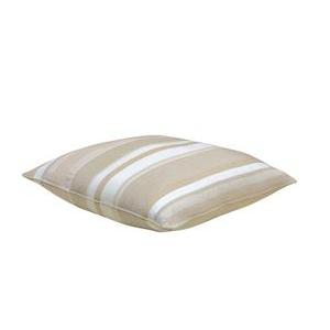 Coussin petites rayures - 60 x 60 cm - Beige