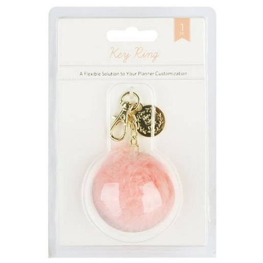 Porte Clefs Pompon Rose Fournitures Scolaires La Foir Fouille