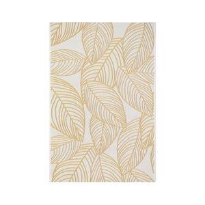 Tapis d'extérieur tropical - 100 x 150 cm - Jaune - K.KOON
