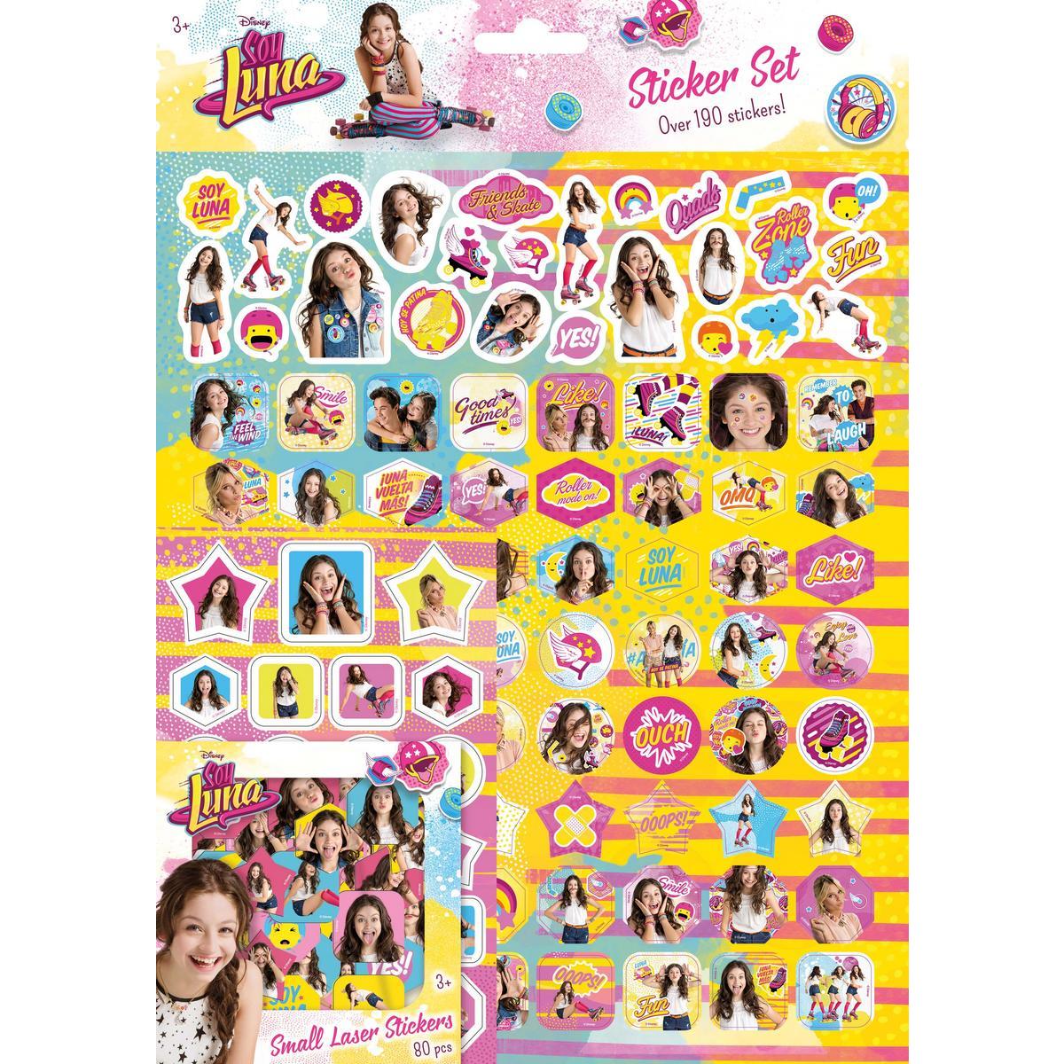 190 Autocollants Soy Luna Multicolore Loisirs Creatifs La Foir Fouille