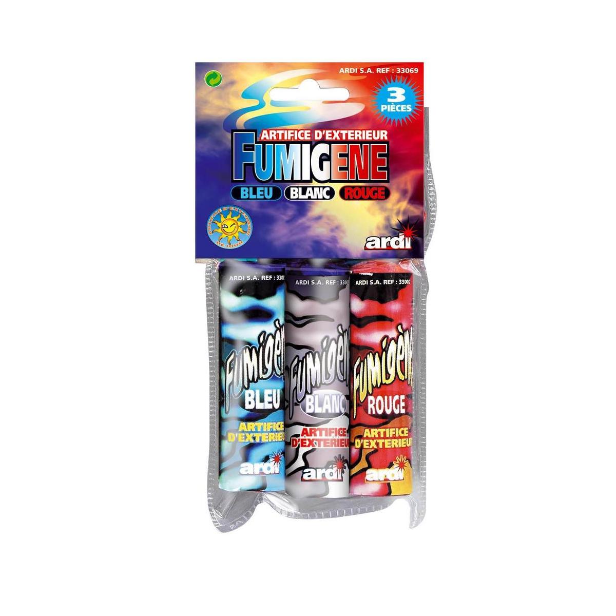 Fumigenes Bleu Et Blanc Et Rouge Artifices Et Petards La Foir Fouille