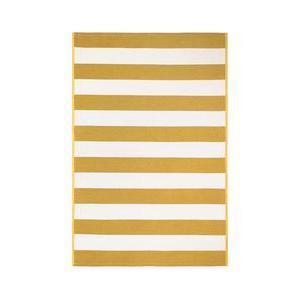 Tapis d'extérieur rayé - 100 x 150 cm - Jaune - K.KOON