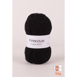 Pelote Pingo Wool - L 104 m - Différents coloris - Noir - PINGOUIN