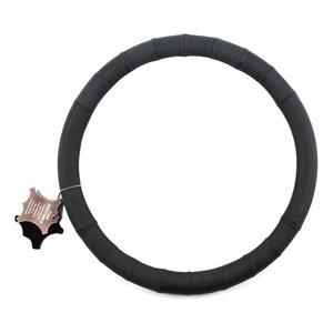 Couvre-volant cuir - ø 38 cm - Noir