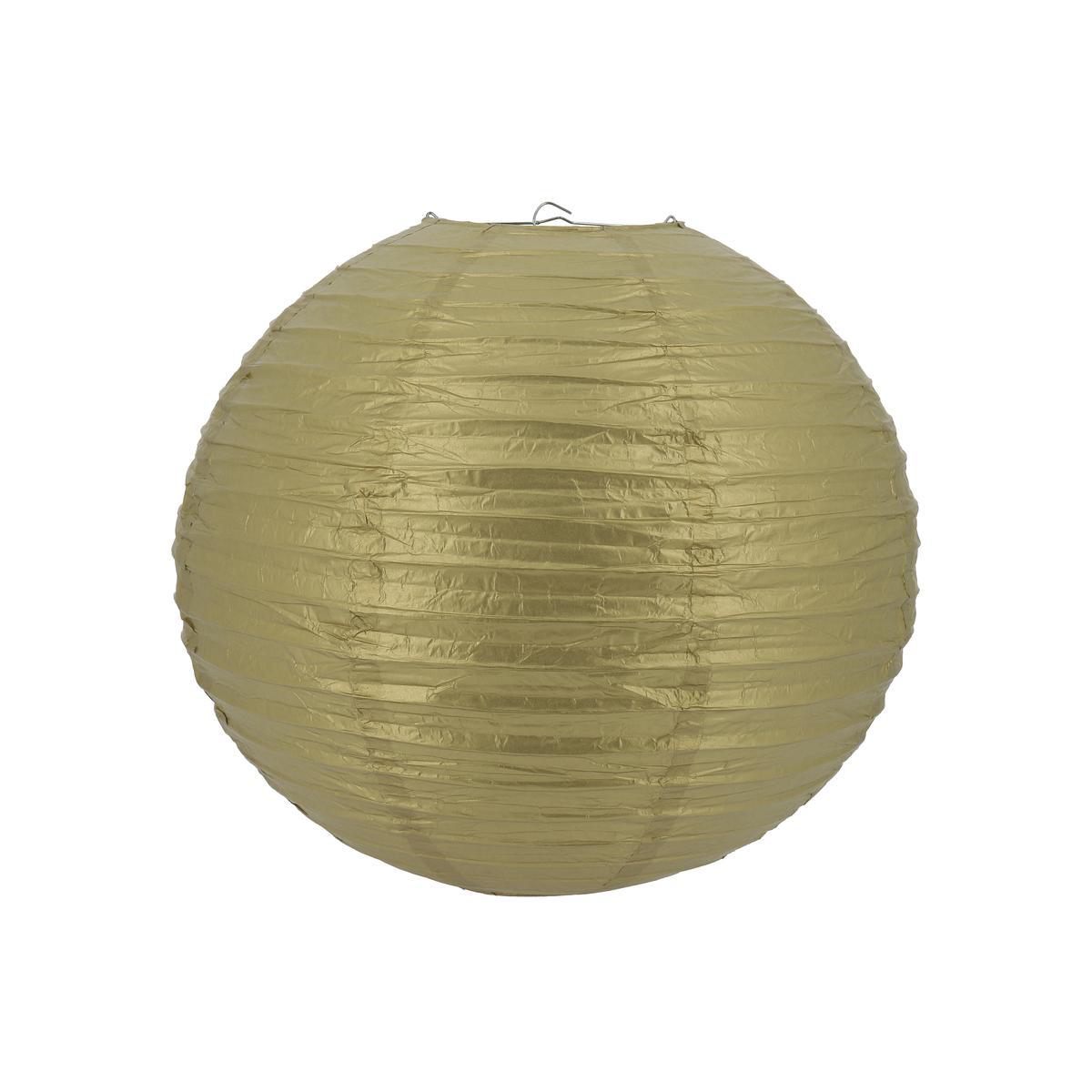 Suspension boule japonaise en papier - ø 40 cm - Or - K.Koon