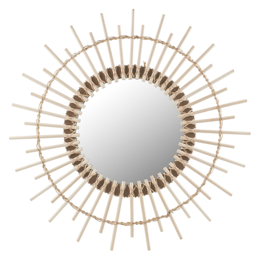 Miroir Rotin O 55 Cm Miroirs La Foir Fouille
