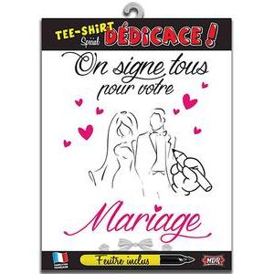 Tee shirt on signe mariage