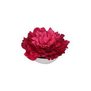 Coupe pivoine - Polyester - Ø 15 cm - Rose fuchsia