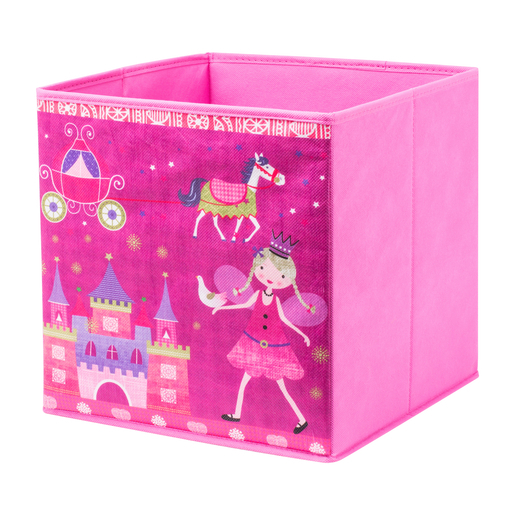 Cube De Rangement Princesses Tissu Non Tisse Rose Cubes De Rangement La Foir Fouille