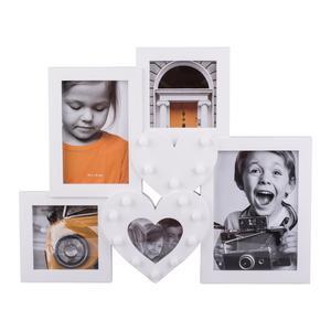 PELE-MELE COEUR LED 39XH32CM