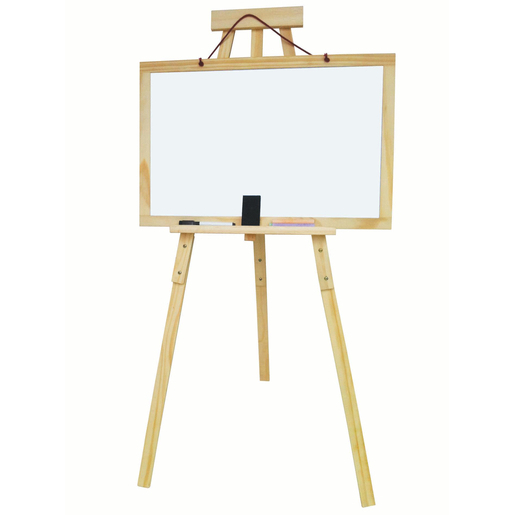 Tableau 3 Pieds 2 En 1 Bois Blanc Noir Jeux Educatifs La