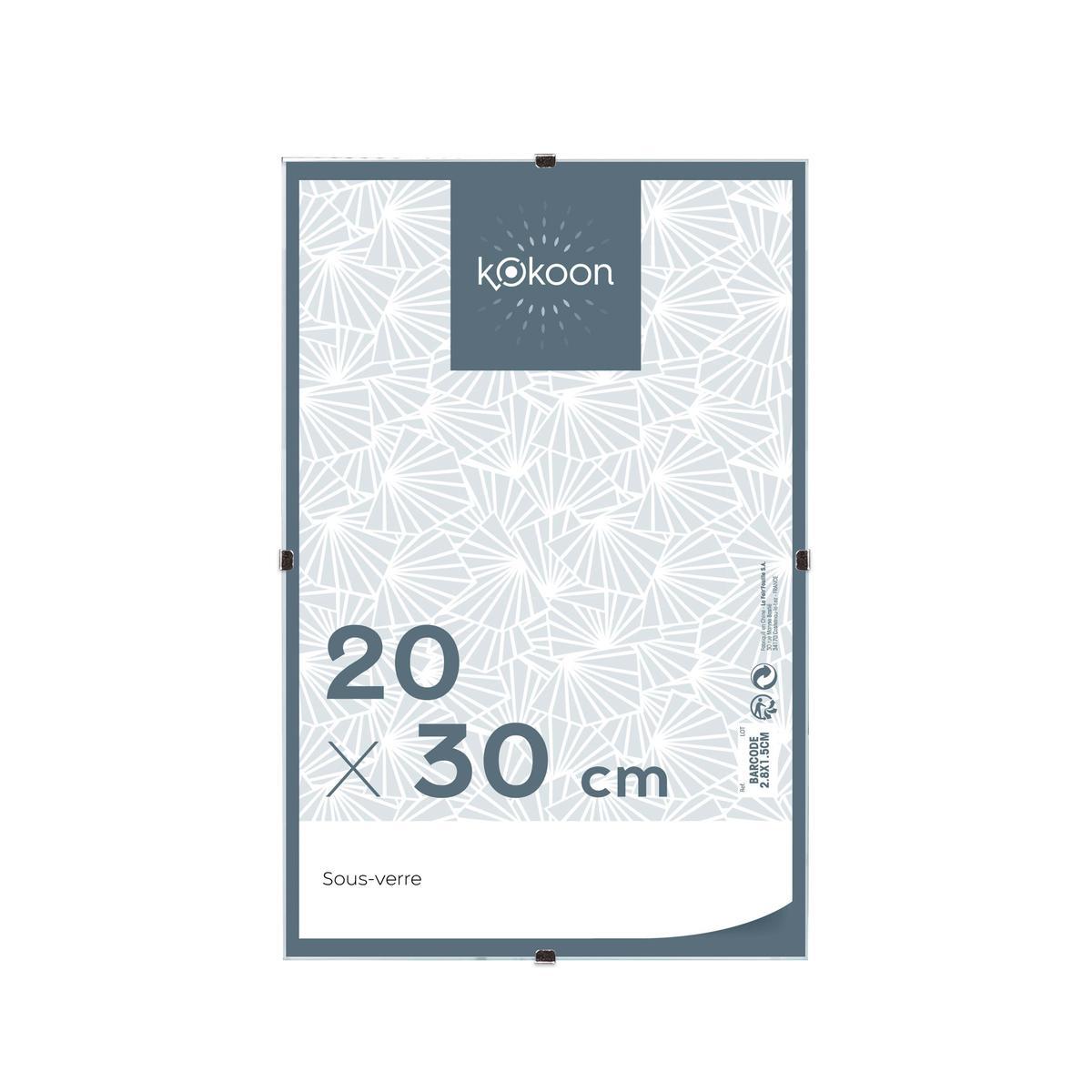 sous verre pour cadre photo l 30 x l 20 cm differents modeles transparent k koon objets deco la foir fouille