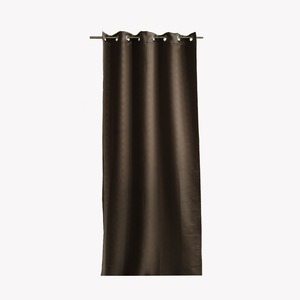Rideau occultant motif étoiles - 140 x 260 cm - Marron taupe