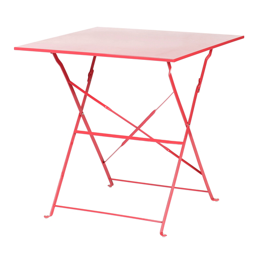 Table Pliante Acier Rose Mobilier De Jardin La Foir Fouille