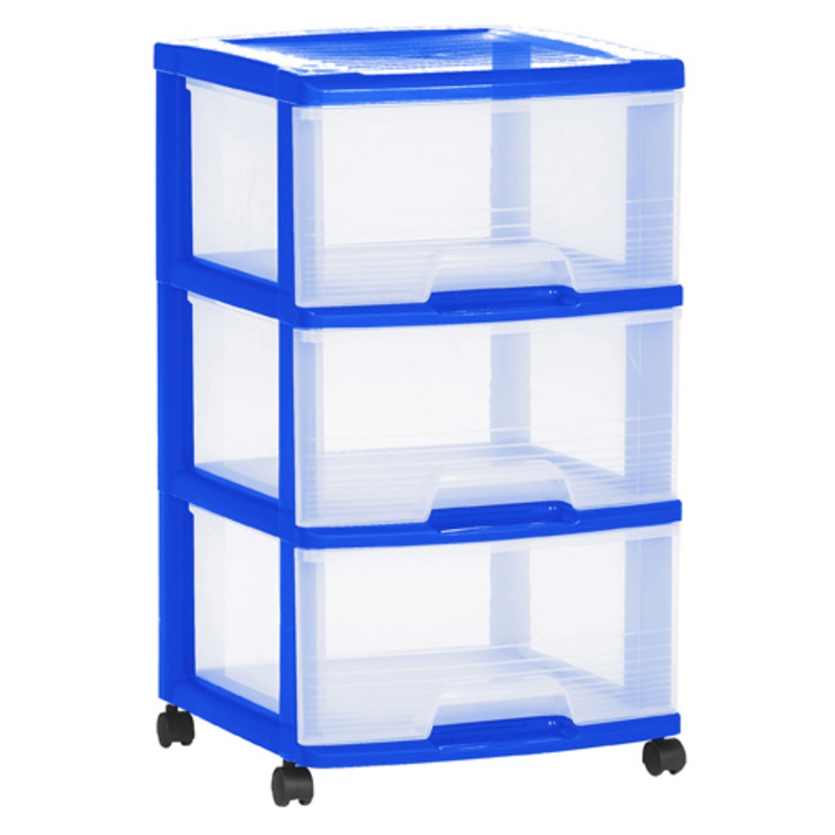 tour de rangement 3 tiroirs gamme eify 60 litres bleu allibert rangement plastique la foir fouille