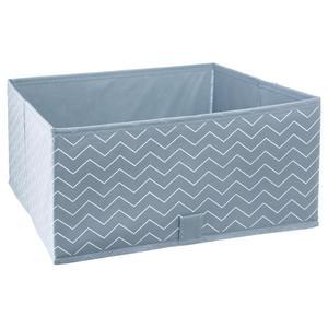 Bac rangement x2 bleu lignes