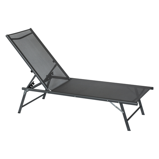 Transat Nolia Acier Et Textilene Gris Moorea Fauteuils Detente Et Loveuses La Foir Fouille