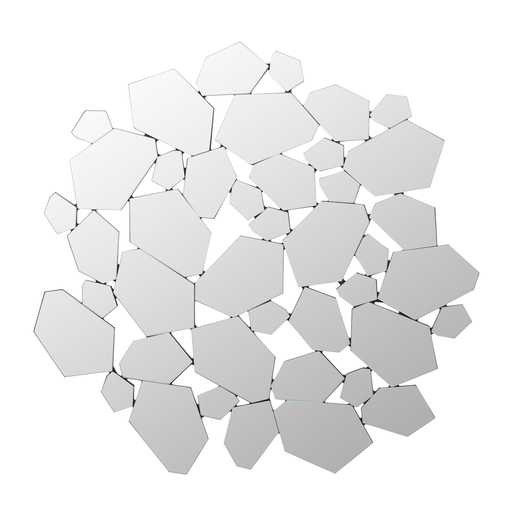 Grand Miroir Graphique 70 X 70 Cm Miroirs La Foir Fouille