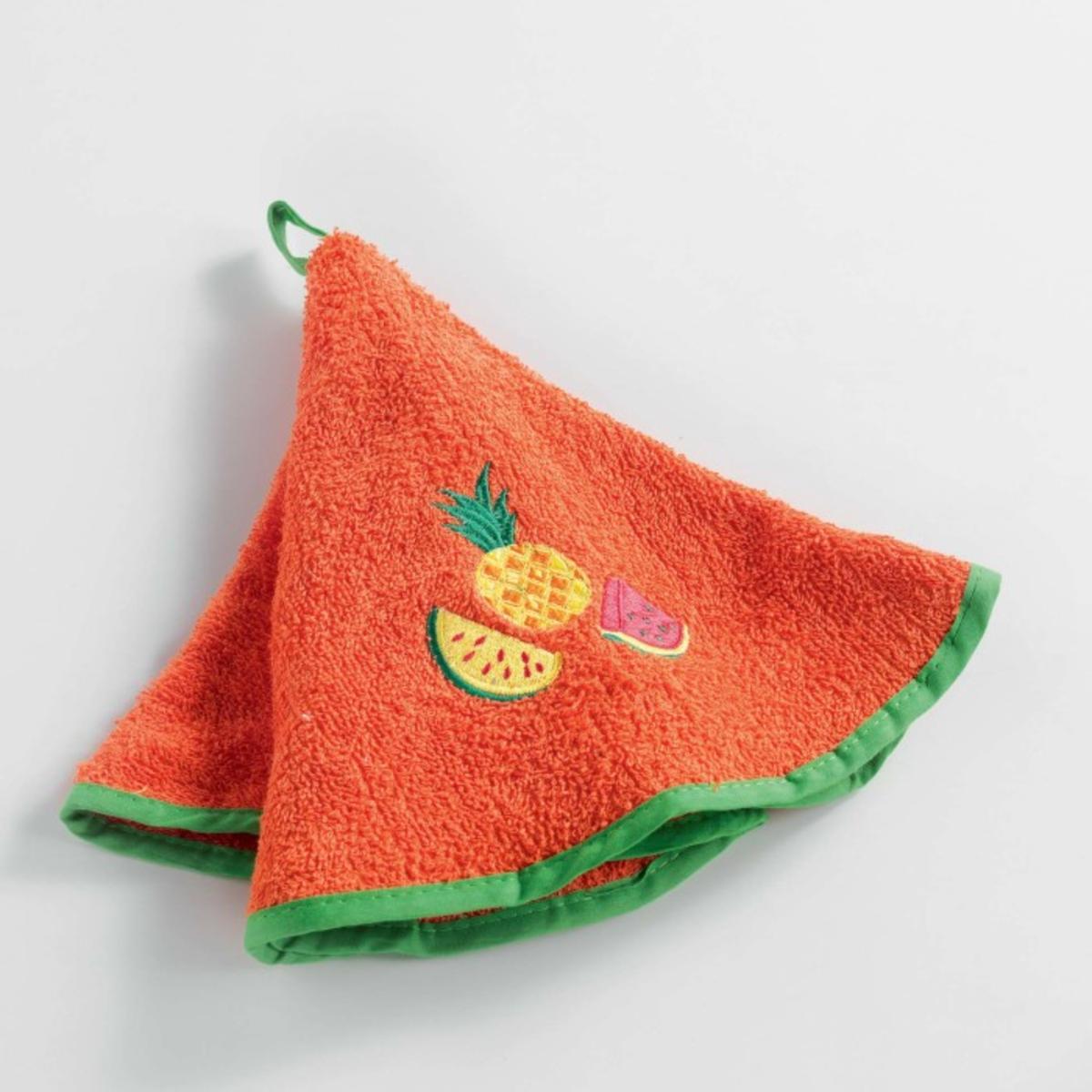 Essuie-mains rond Fruitero - 60 cm - Orange