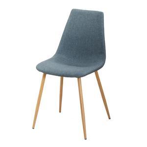 Chaise Alice - Métal - 44 x 53 x H 86 cm - Bleu