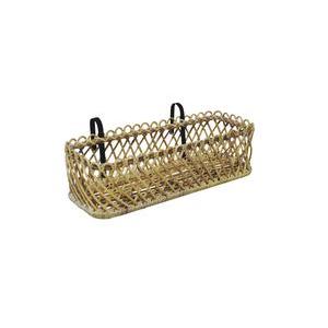 Balconière en rotin - L 59 x H 26 x l 21 cm - Beige - MOOREA