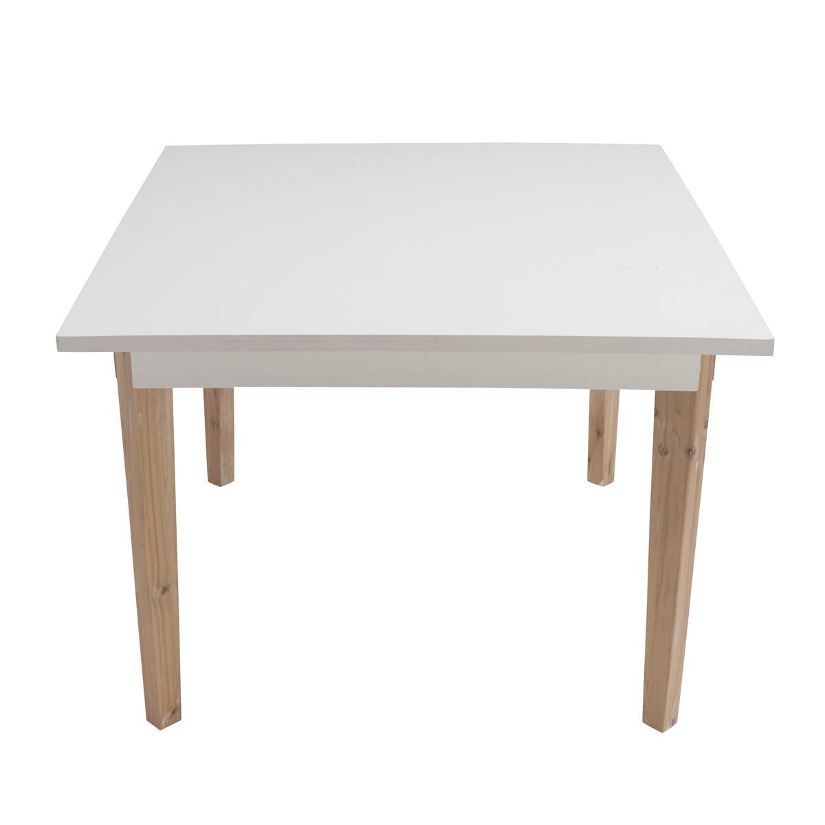 table vico enfant blanc cadeaux de noel deco la foir fouille