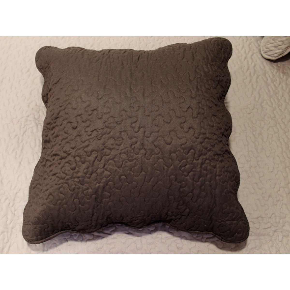 Taie boutis microfibre - 65 x 65 cm - Chocolat Taie boutis microfibre - 65 x 65 cm - Chocolat