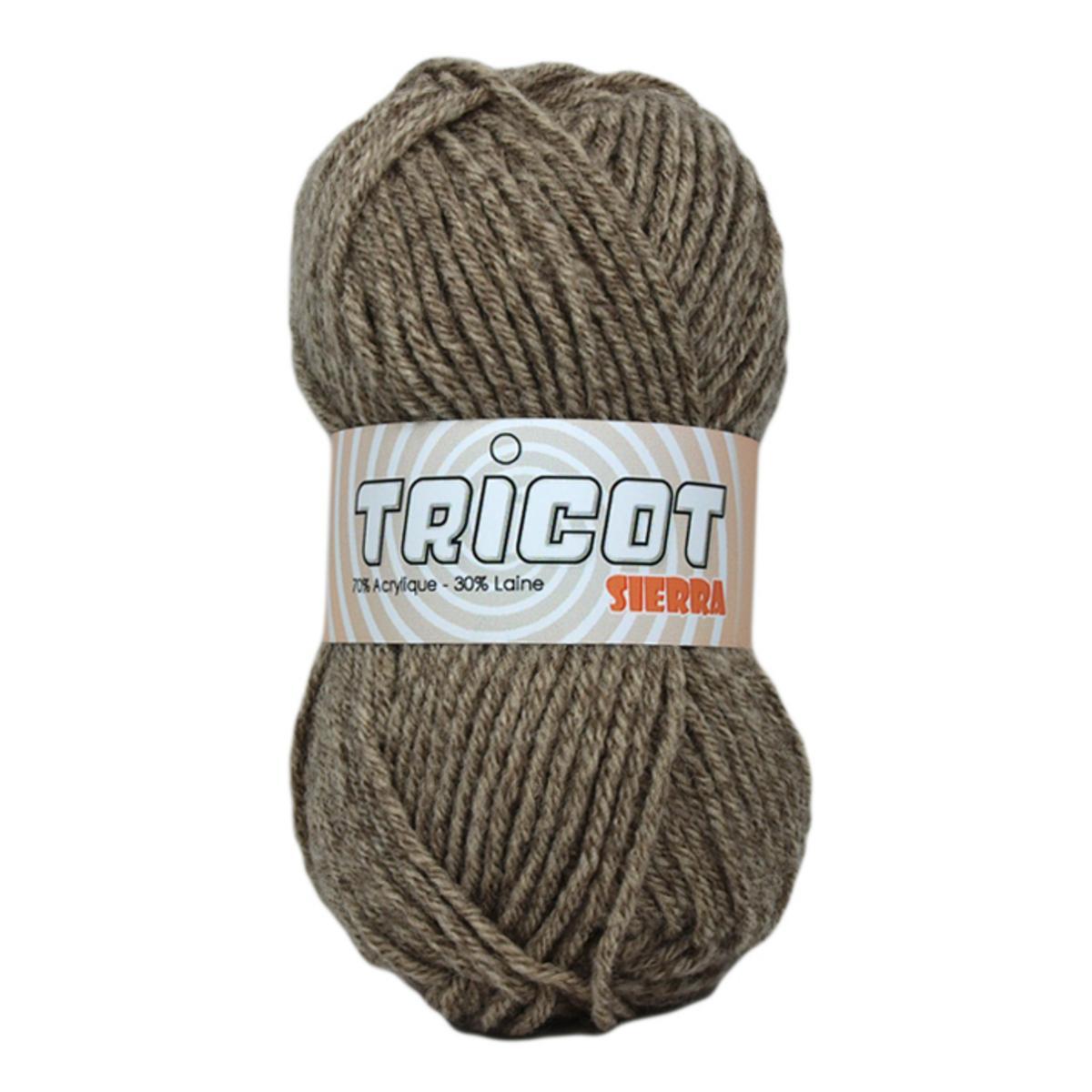 Pelote Sierra - 70% acrylique et 30% laine - 50 g - Beige Pelote Sierra - 70% acrylique et 30% laine - 50 g - Beige