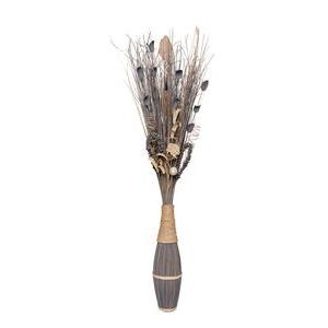 Fagot base ronde + vase - 45 x 45 x H 150 cm - Différents modèles - Gris, beige, blanc
