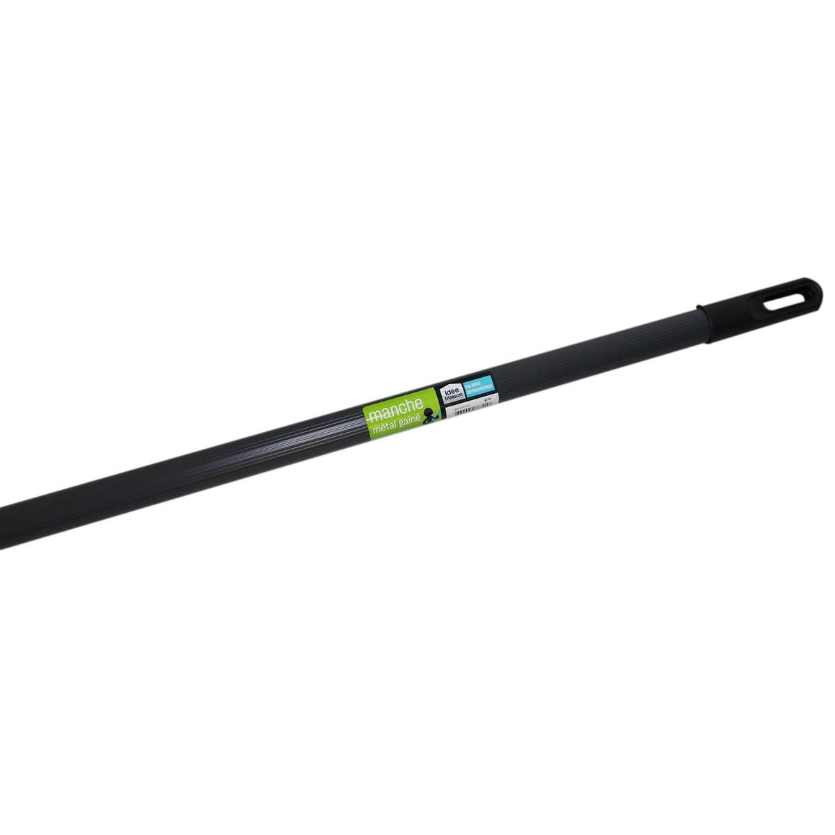 Manche métal gainé - Gris - 120 cm Manche métal gainé - Gris - 120 cm