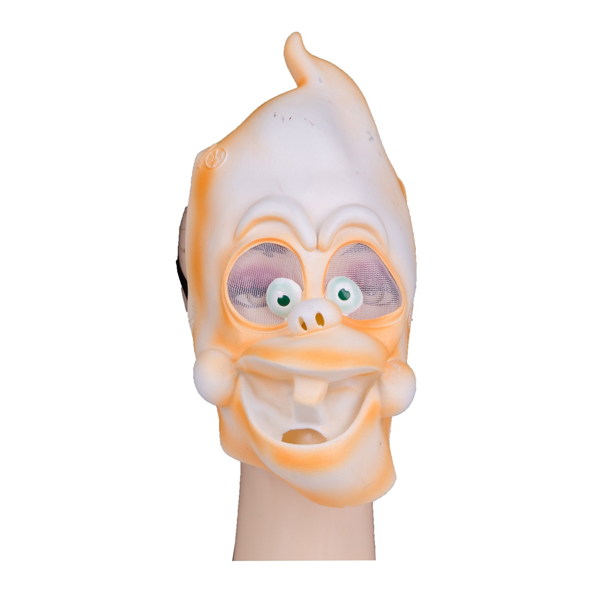 Masque fantôme en PVC pour enfant - taille unique - orange