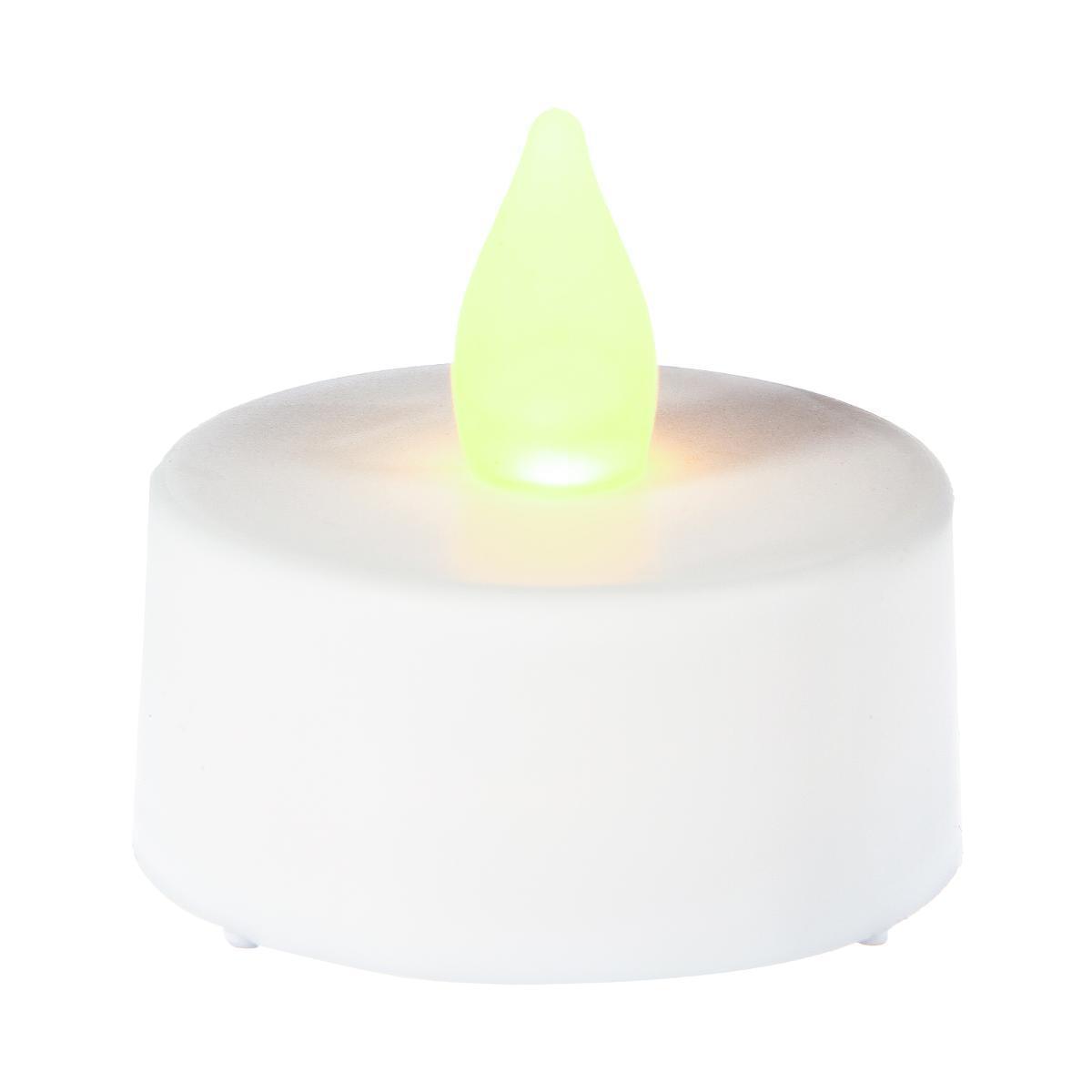Bougie led chauffe plat blanc ø 3,8 x 18