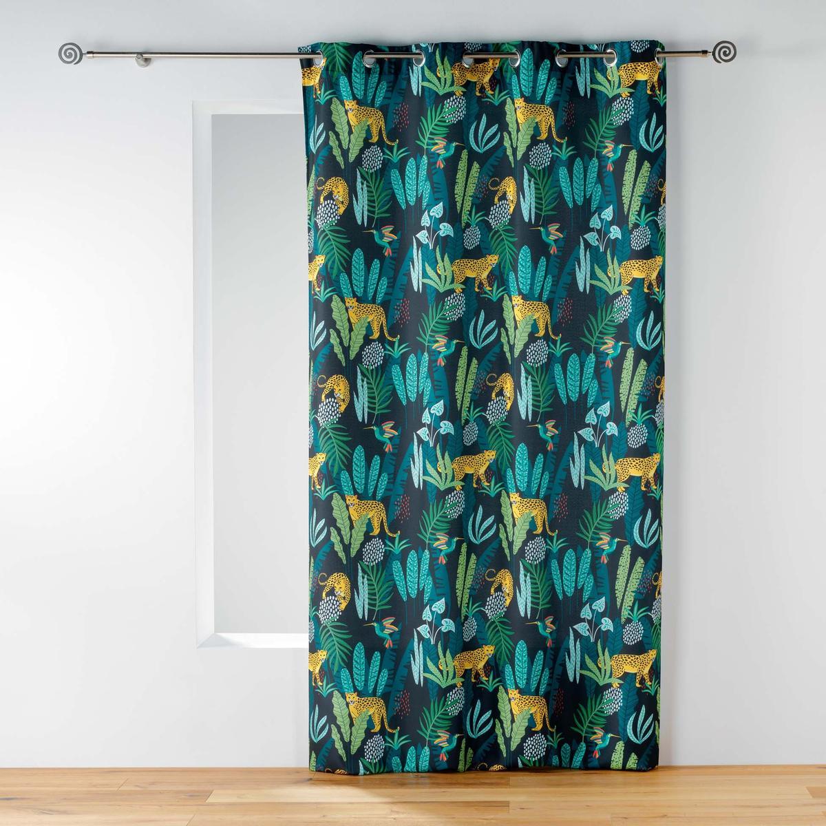 Rideau Mystic Jungle 140 X 260 Cm Rideaux Et Voilages La Foir Fouille Rideau Mystic Jungle 140 X 260 Cm Rideaux Et Voilages La Foir Fouille