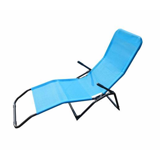 Bain De Soleil Acier Textilene Bleu Fauteuils Detente Et