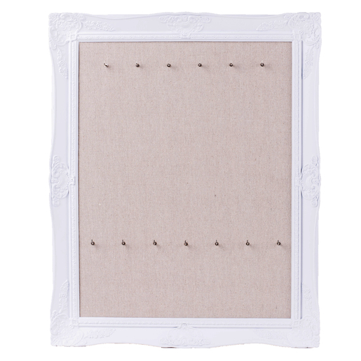 Tableau Porte Bijoux Plastique Blanc Pele Mele Et Memo La Foir Fouille