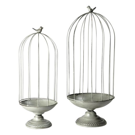 Cage à Oiseaux Décorative H 70 Cm Décoration De Jardin