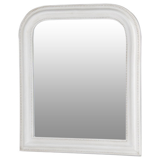 Miroir Perle Paulownia Blanc Miroirs La Foir Fouille