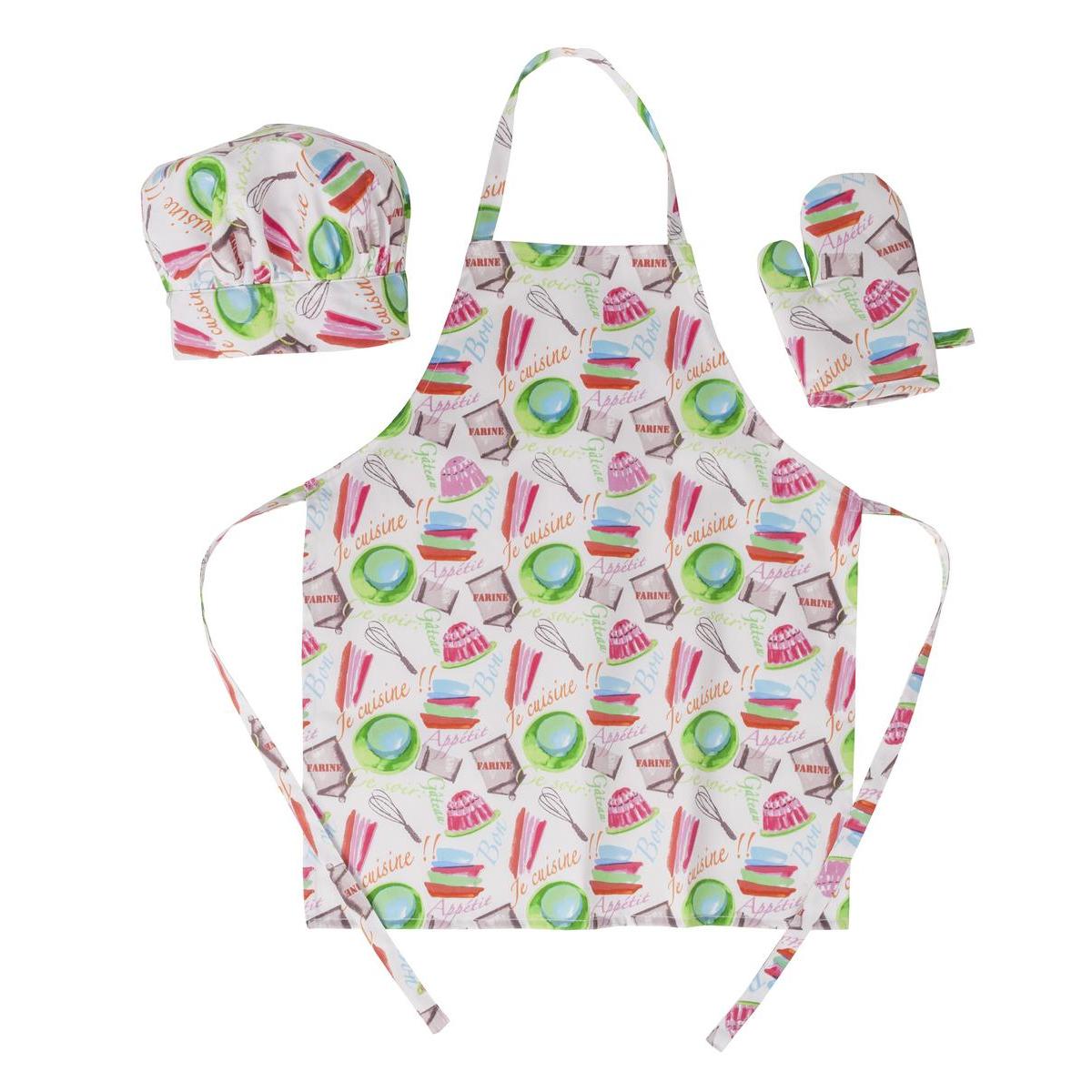 Ensemble de cuisinier pour enfant - Multicolore Ensemble de cuisinier pour enfant - Multicolore