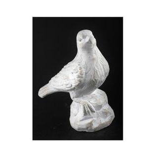 Oiseau en ciment - 16 x 9 x 17 cm