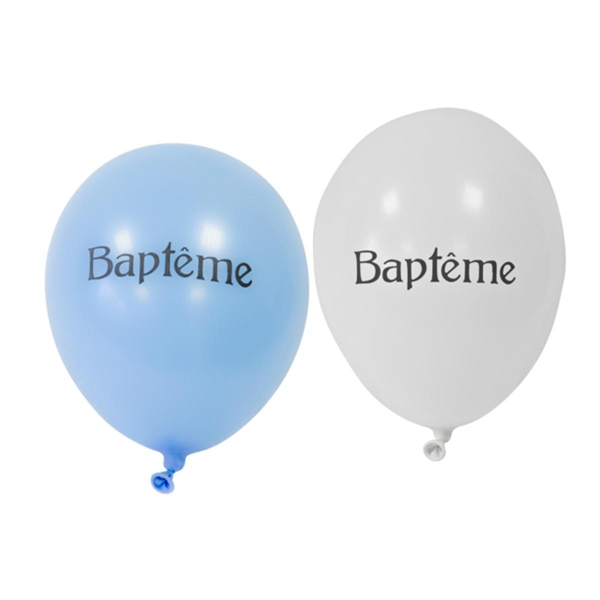 8 ballons imprimés 'naissance ' - ø 25 x 32 cm - Bleu 8 ballons imprimés 'naissance ' - ø 25 x 32 cm - Bleu