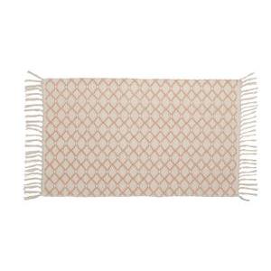 Tapis imprimé - 50 x 80 cm - Rose