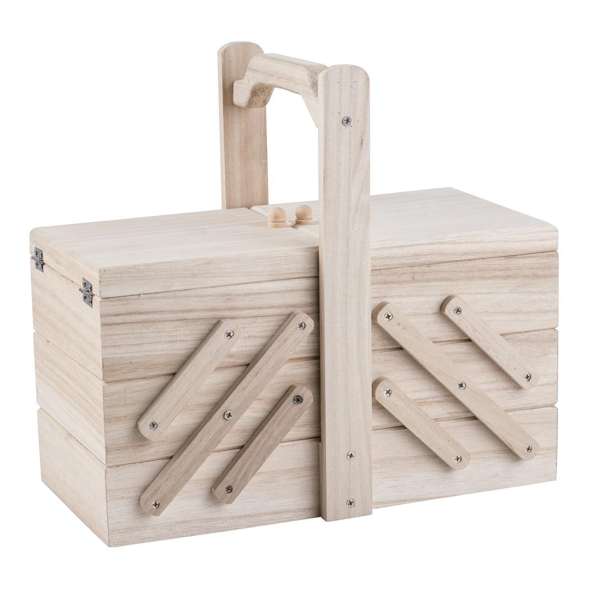 Boite A Couture Marron Loisirs Creatifs La Foir Fouille