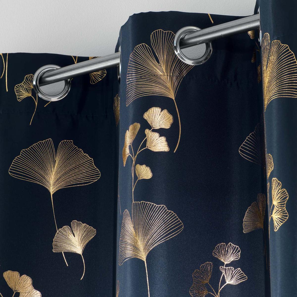 rideaux et rideaux bleu marine