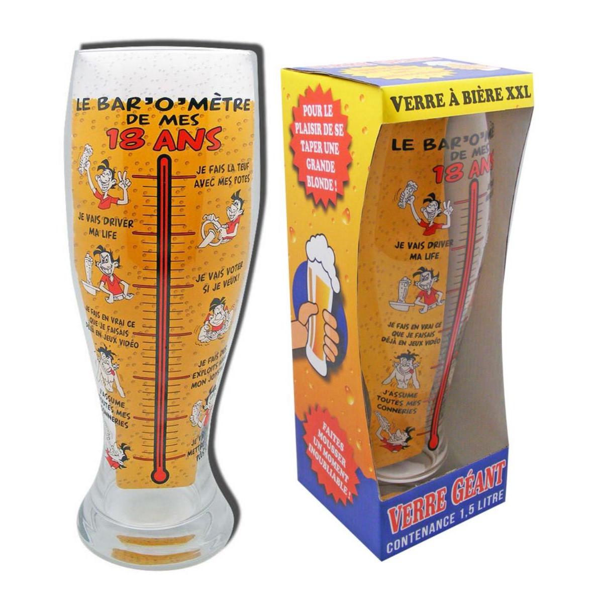 Verre A Biere Geant 18 Ans Anniversaire La Foir Fouille