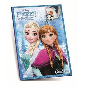 Calendrier de l'avent Princesses - Chocolat - 65 g - Bleu