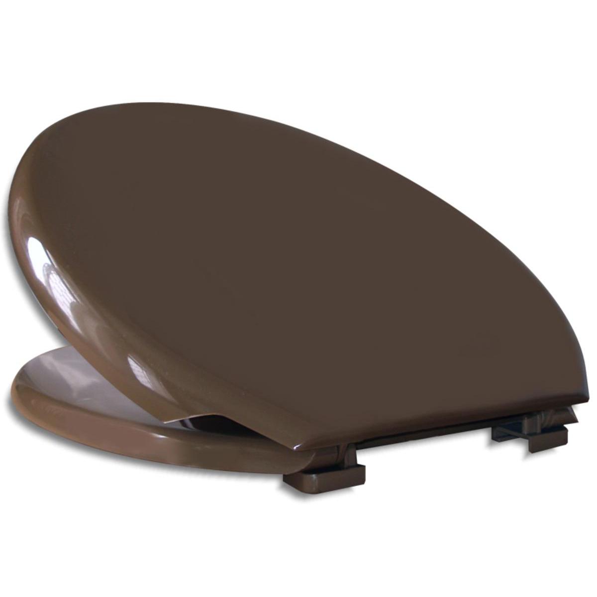 Abattant wc on sale marron