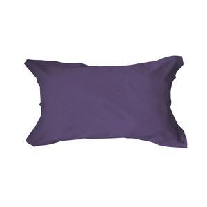 Taie d'oreiller 100% coton - 50 x 70 cm - violet deep purple