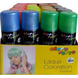 Bombe cheveux effet nacre - 9 couleurs assorties - 120 ml