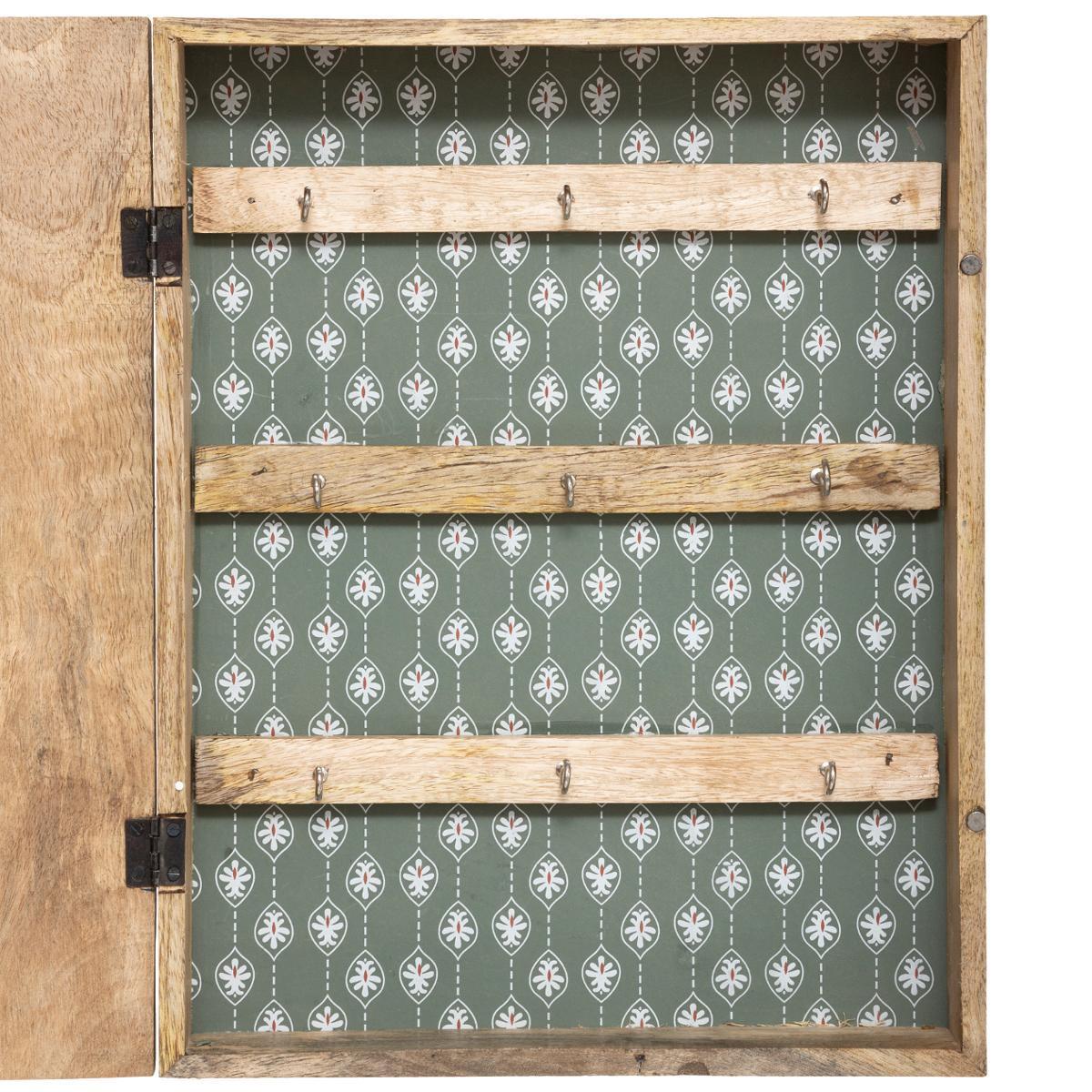 Boîte à clés murale en bois h 28.5 cm - atmosphera - Conforama