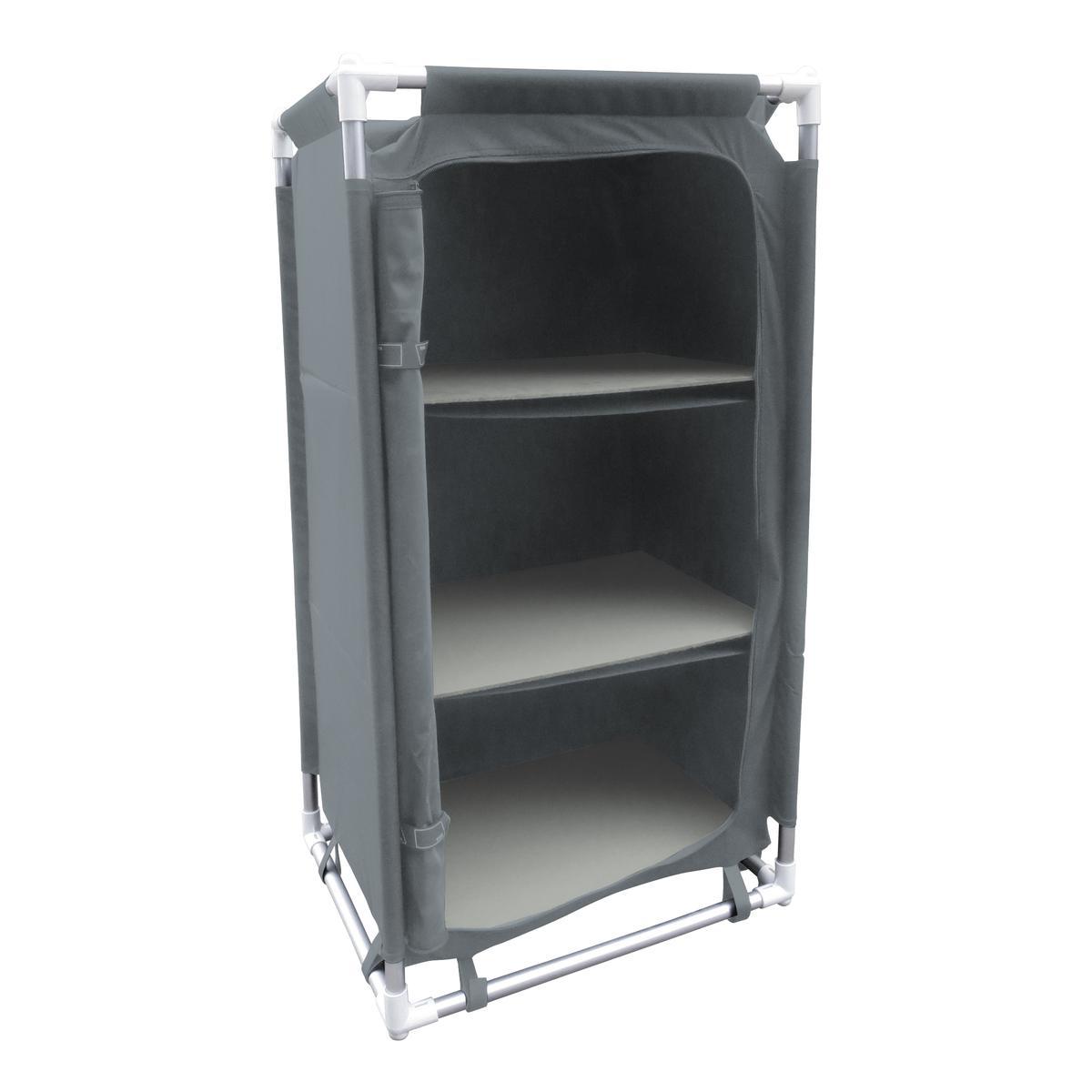 Armoire De Camping Aluminium Mdf Oxford Gris Accessoires De Camping La Foir Fouille